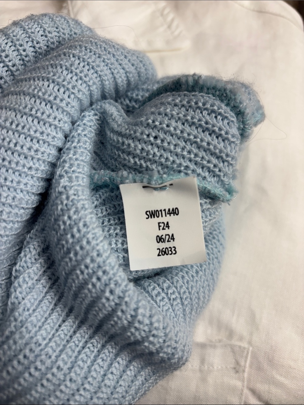 Smartwool Patch Beanie Pale Blue Ribbed Cuff - Picture 5 of 7